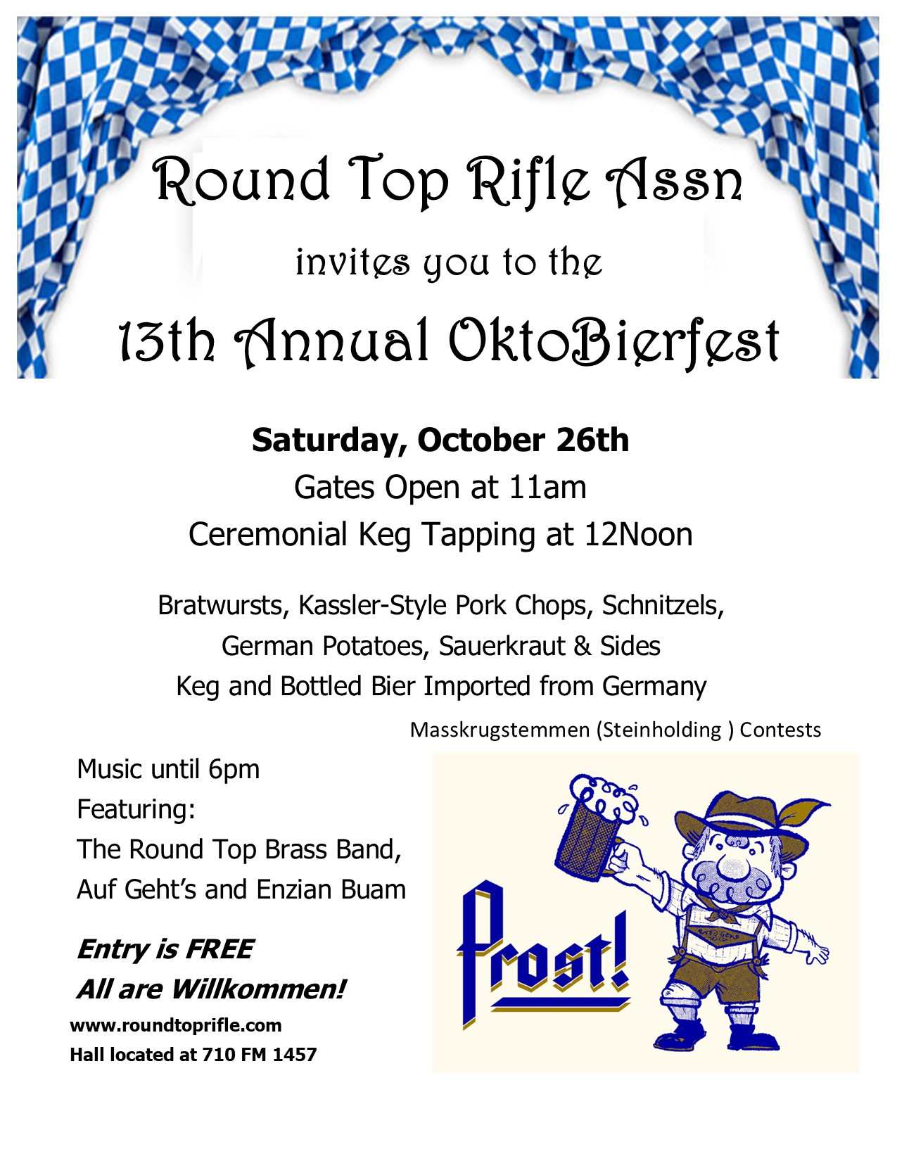 RTRA 2024 OktoBierFest Poster Letter